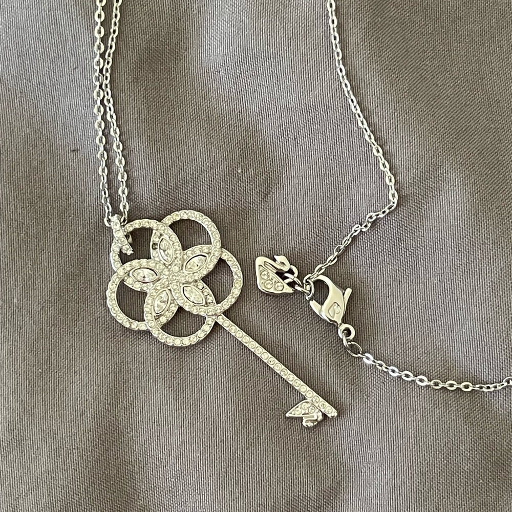 Swarovski key balthazar long necklace